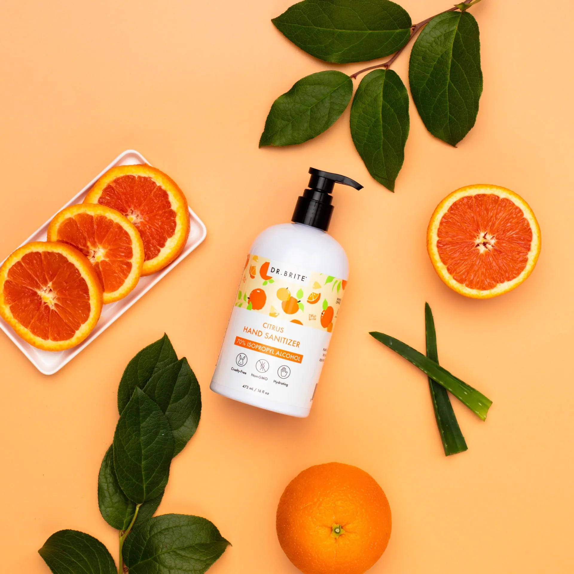 2 PACK - 16oz Citrus Hand Sanitizer