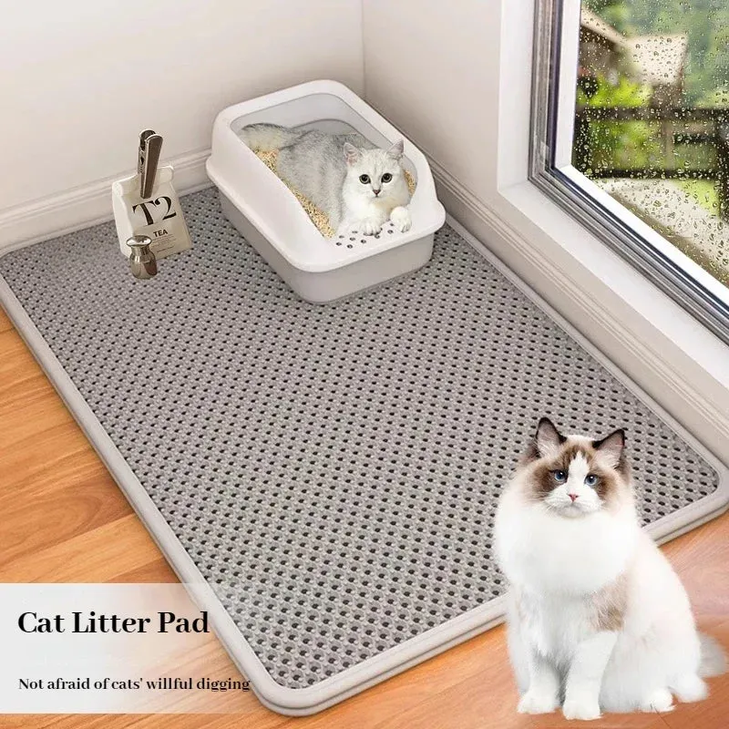 Anti-Slip Cat Litter Mat for Clean Floors
