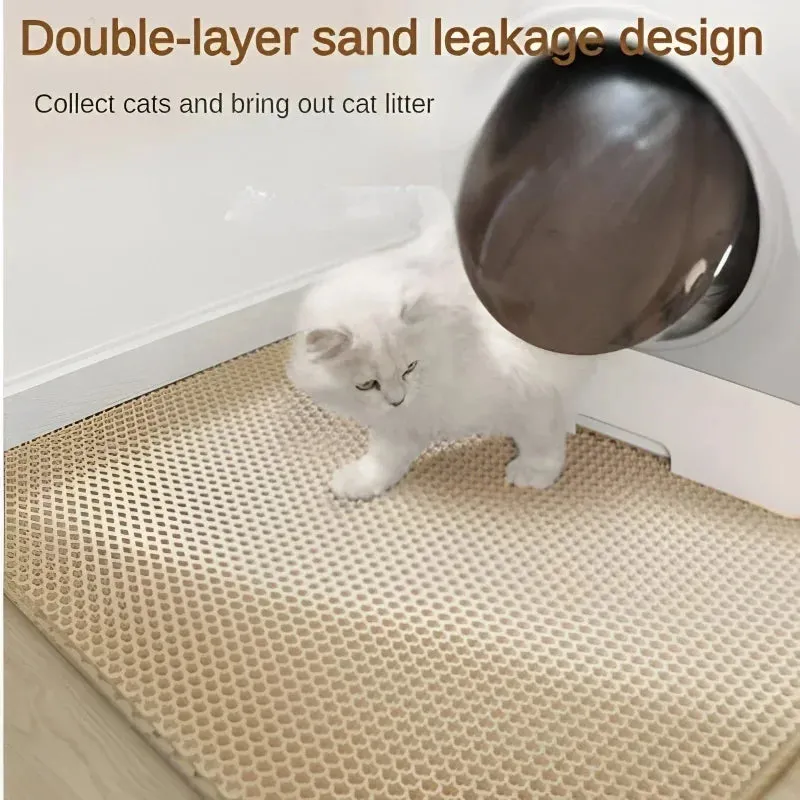 Anti-Slip Cat Litter Mat for Clean Floors