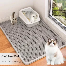 Anti-Slip Cat Litter Mat for Clean Floors