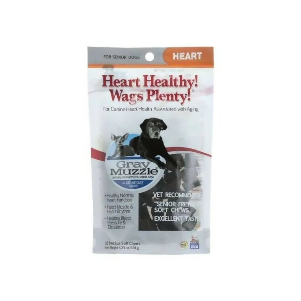 Ark Naturals Healthy Heart Supplement Soft Chews For Senior Dogs