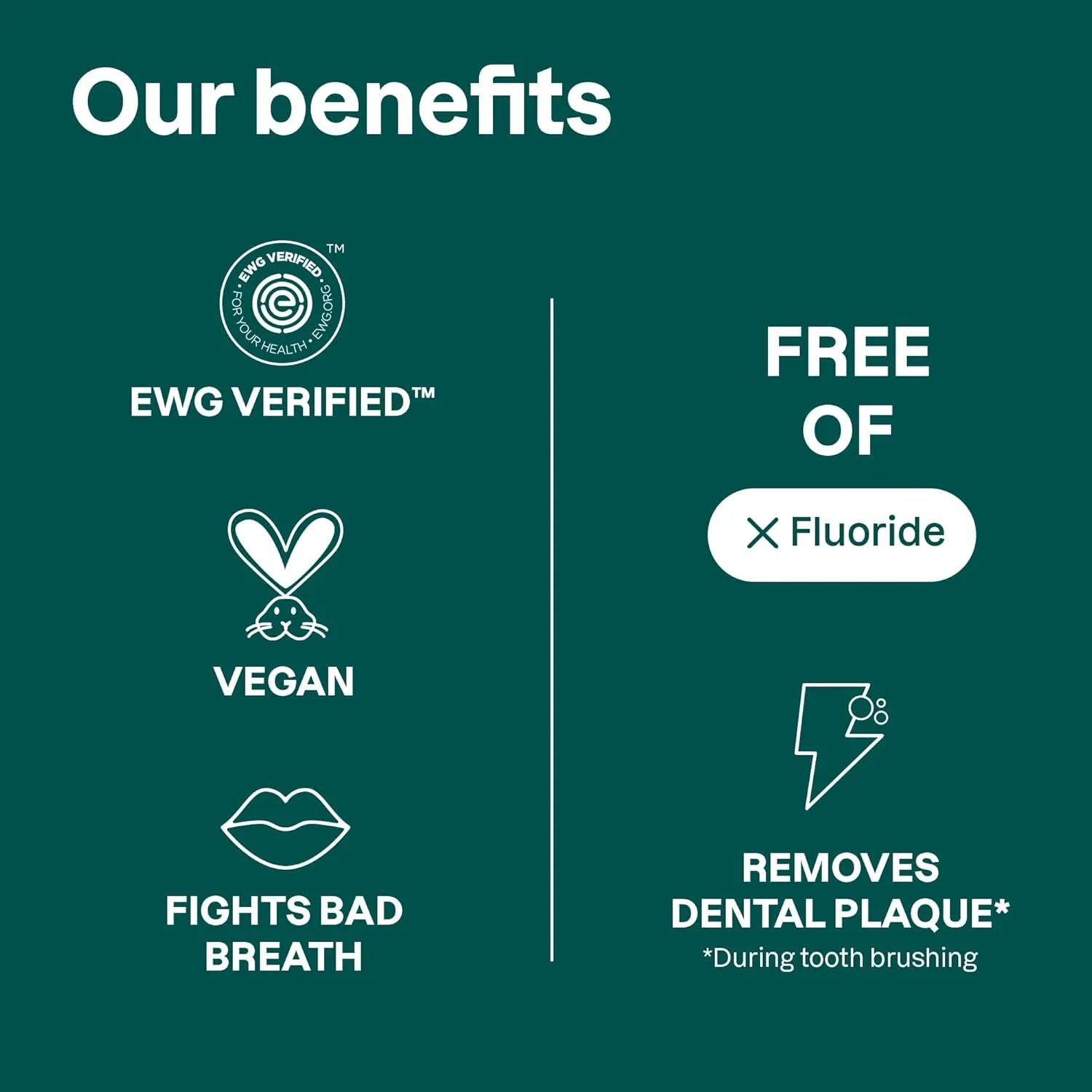 ATTITUDE Fluoride-Free Toothpaste, Plant- and Mineral-Based Ingredients, Vegan, Cruelty-Free and Sugar-Free, Fresh Breath, Peppermint, 4.2 Oz