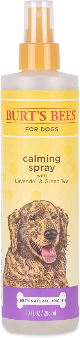Burt's Bees for Pets Calming Spray with Lavender and Green Tea, Naturally Derived Dog Spray for All Dogs to Calm and Soothe, 10 Fl Oz Dog Spray - Made in the USA