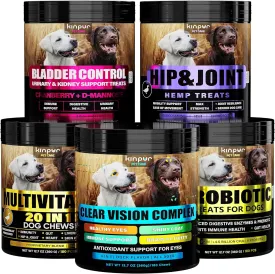 Dog Booster 5-in-1 Canine Multivitamins - Complete Nutritional Support for Dogs with Essential Vitamins, Minerals, and Antioxidants for Optimal Health, Energy, and Immune System Boost