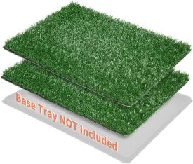 Dog Pee Grass Pet Loo Indoor/Outdoor Portable Potty, Washable Professional Artificial Grass Patch Mat Rug Turf for Pet Training with Drainage Hole & Easy to Clean(Replacement Grass, 27.6"x43.7")