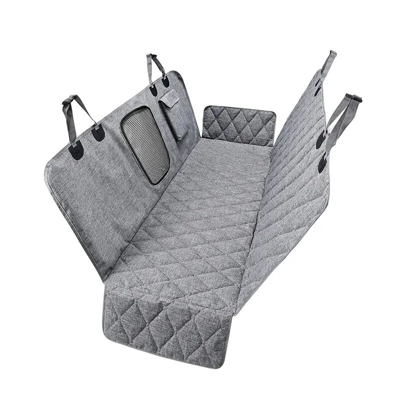 Dog Pet Car Seat Cover Foldable Waterproof  Rear Back Seat Ma Hammock