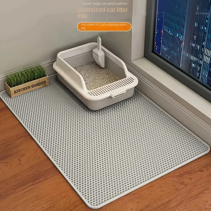 Double Layer Waterproof Cat Litter Trap Mat