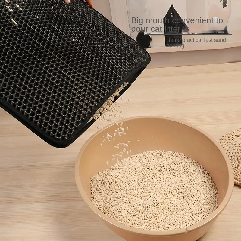 Double Layer Waterproof Cat Litter Trap Mat