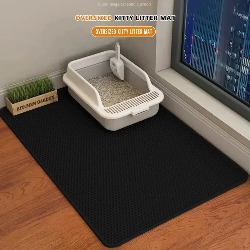 Double Layer Waterproof Cat Litter Trap Mat