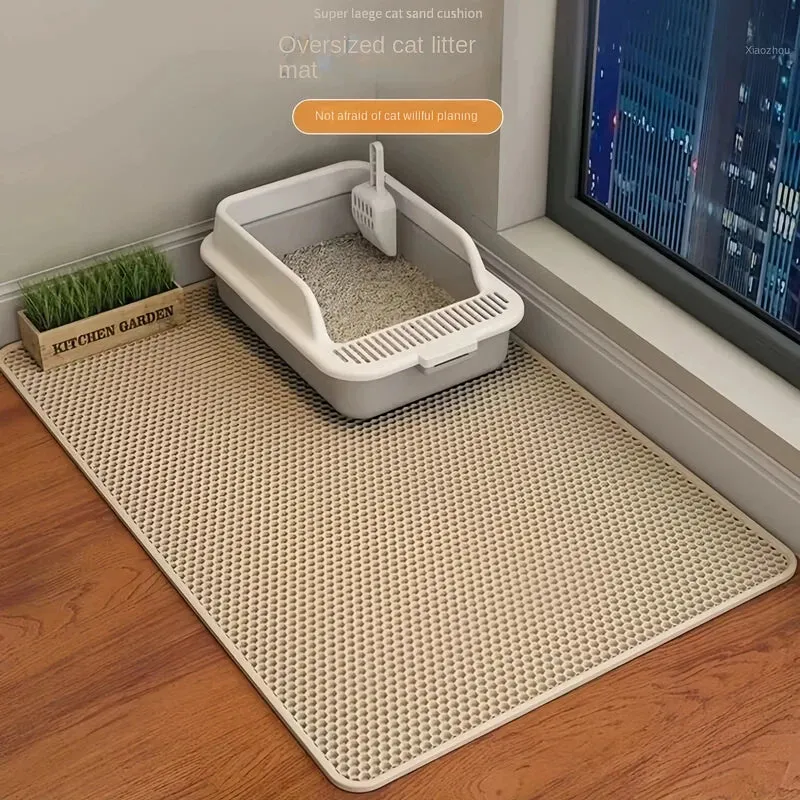 Double Layer Waterproof Cat Litter Trap Mat