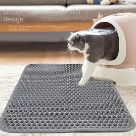 Double Layer Waterproof Cat Litter Trap Mat