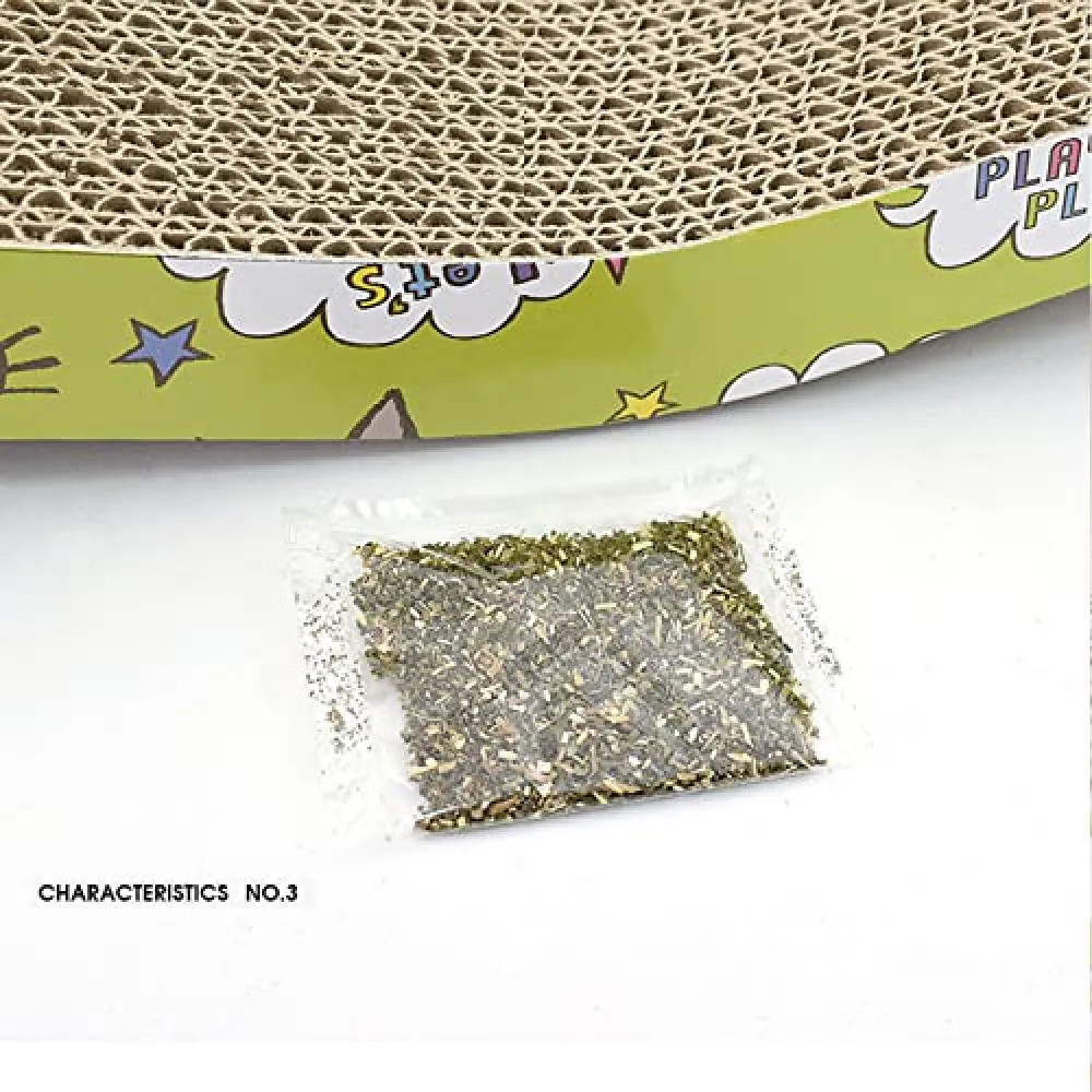 Emily Pets Curved Wave Scratching Board Toy for Cats