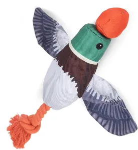EXPAWLORER Duck Dog Toy Launcher - Floating Fetch Toy for Dogs, Interactive Squeaky Chew Toy Toss Thrower, Outdoor Fun for Small Medium Large Breeds Not for Aggressive Pet