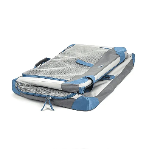Fofos Outdoor Camping Carrier for Dogs and Cats (Grey/Blue)
