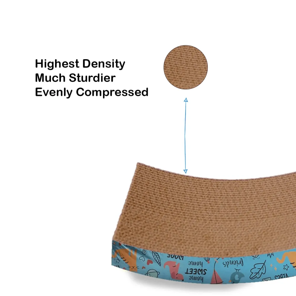 Goofy Tails Scratcher for Cats (Blue)