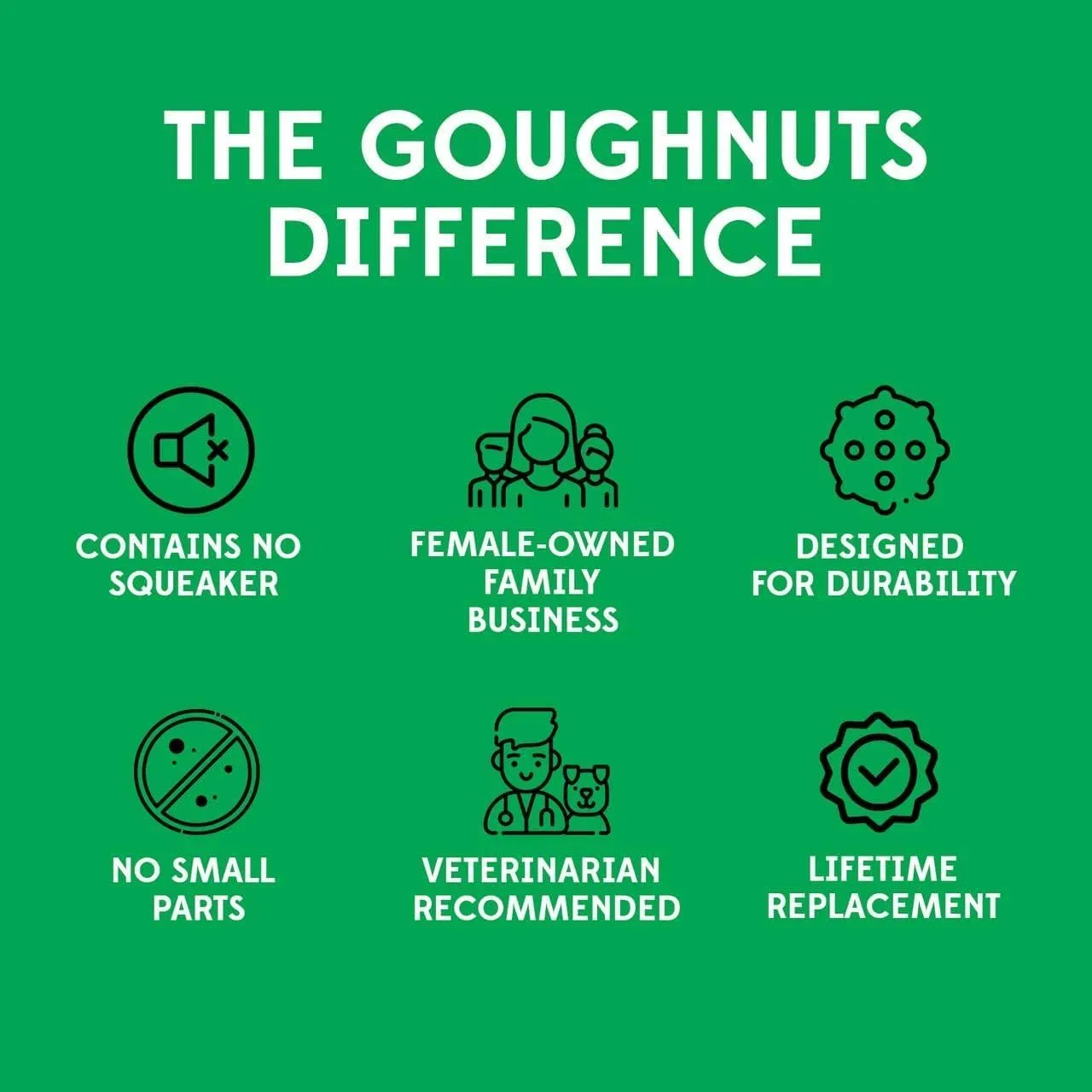 Goughnuts  Dog Toys for Aggressive Chewers | Virtually Indestructible Pull Toy for Breeds Such as Pit Bulls and German Shepherds | Heavy Duty Tug Dog Toy | Medium | Pink