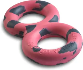 Goughnuts  Dog Toys for Aggressive Chewers | Virtually Indestructible Pull Toy for Breeds Such as Pit Bulls and German Shepherds | Heavy Duty Tug Dog Toy | Medium | Pink