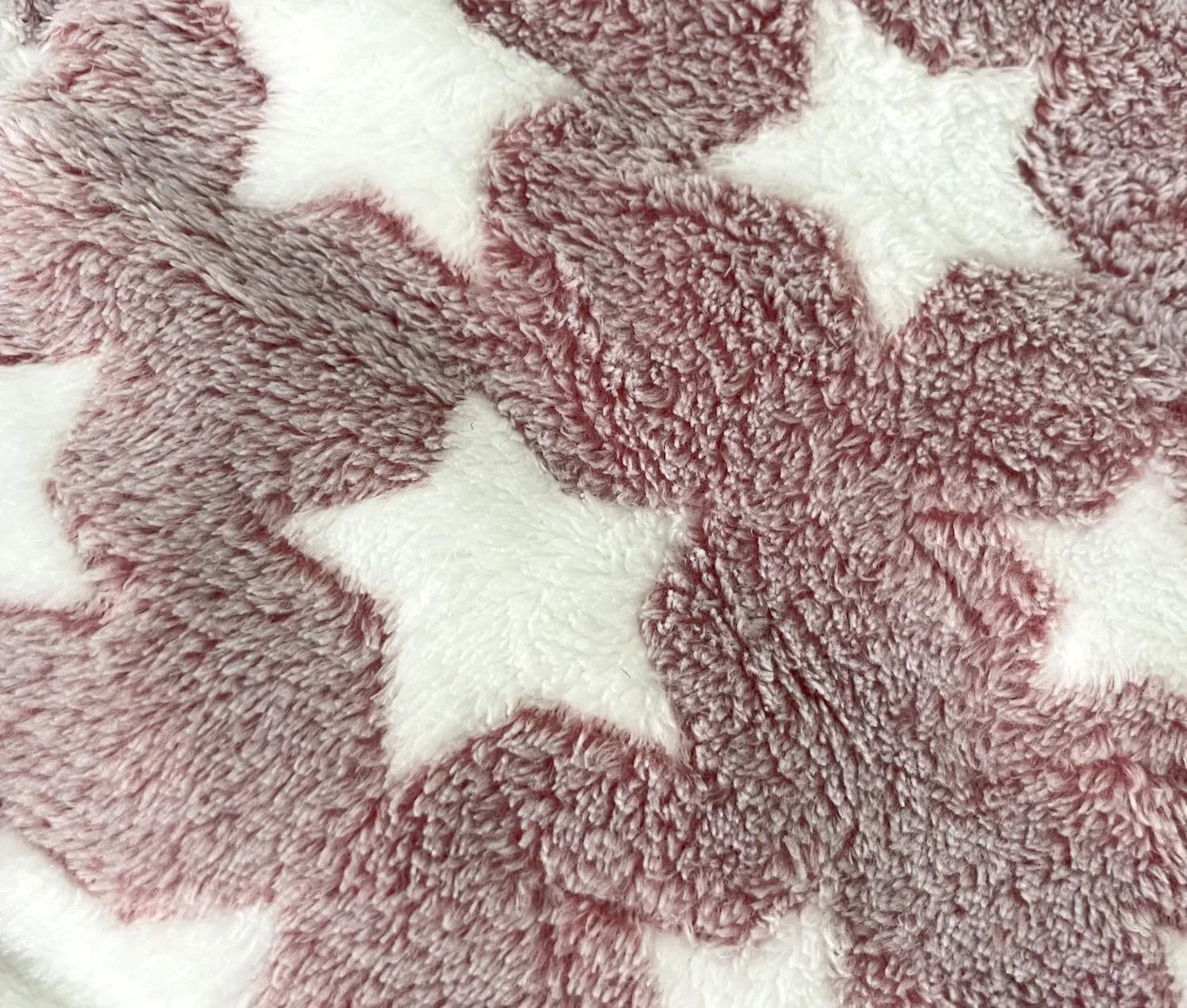 iMaylex Soft Pad Dog Bed Mat, Thicken Warm, Star Pattern, Reversible, Fluffy Pet Dog Sleeping Mattress, Cameo Brown, Large
