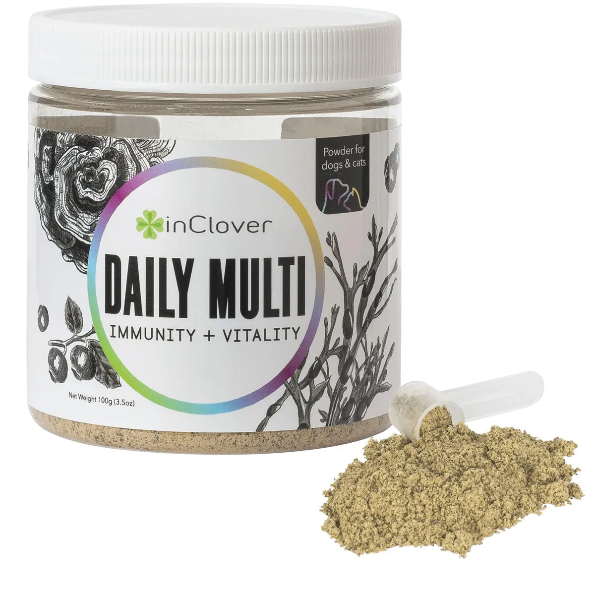 InClover Daily Multi Immunity Vitality Pet Supplement 100G