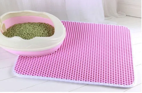 Large Cat Litter Mat for Easy Cleanup and Odor Control
