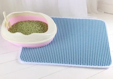 Large Cat Litter Mat for Easy Cleanup and Odor Control