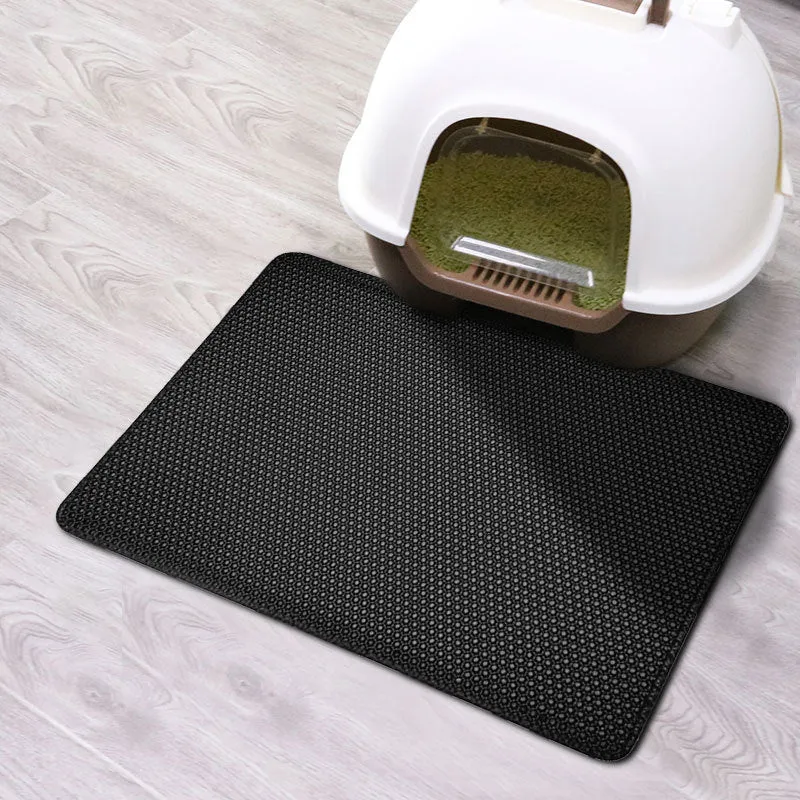 Large Cat Litter Mat for Easy Cleanup and Odor Control