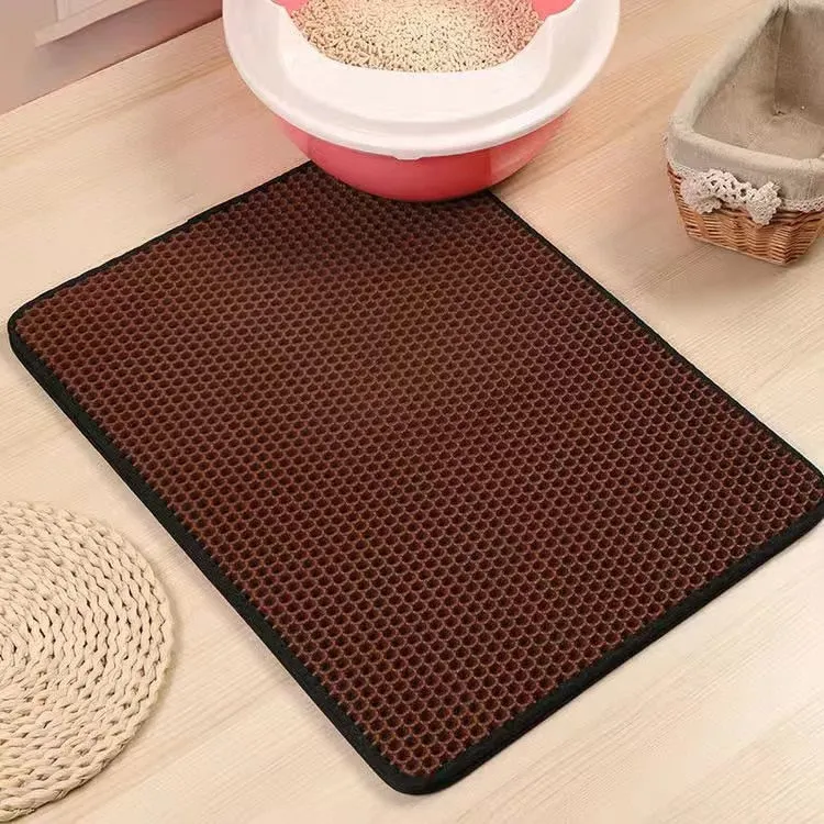 Large Cat Litter Mat for Easy Cleanup and Odor Control