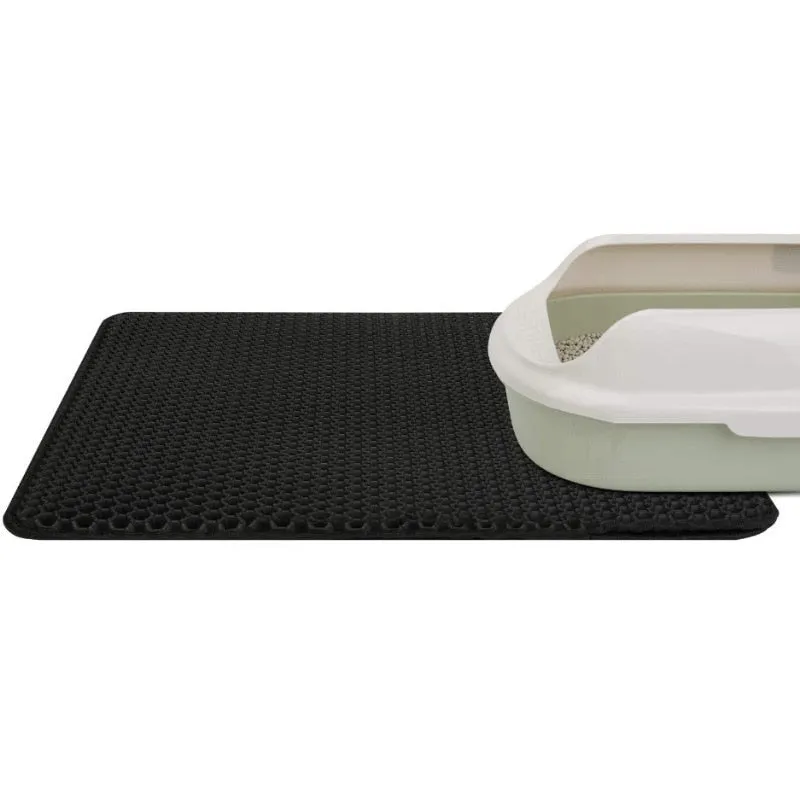 Large Cat Litter Mat for Easy Cleanup and Odor Control