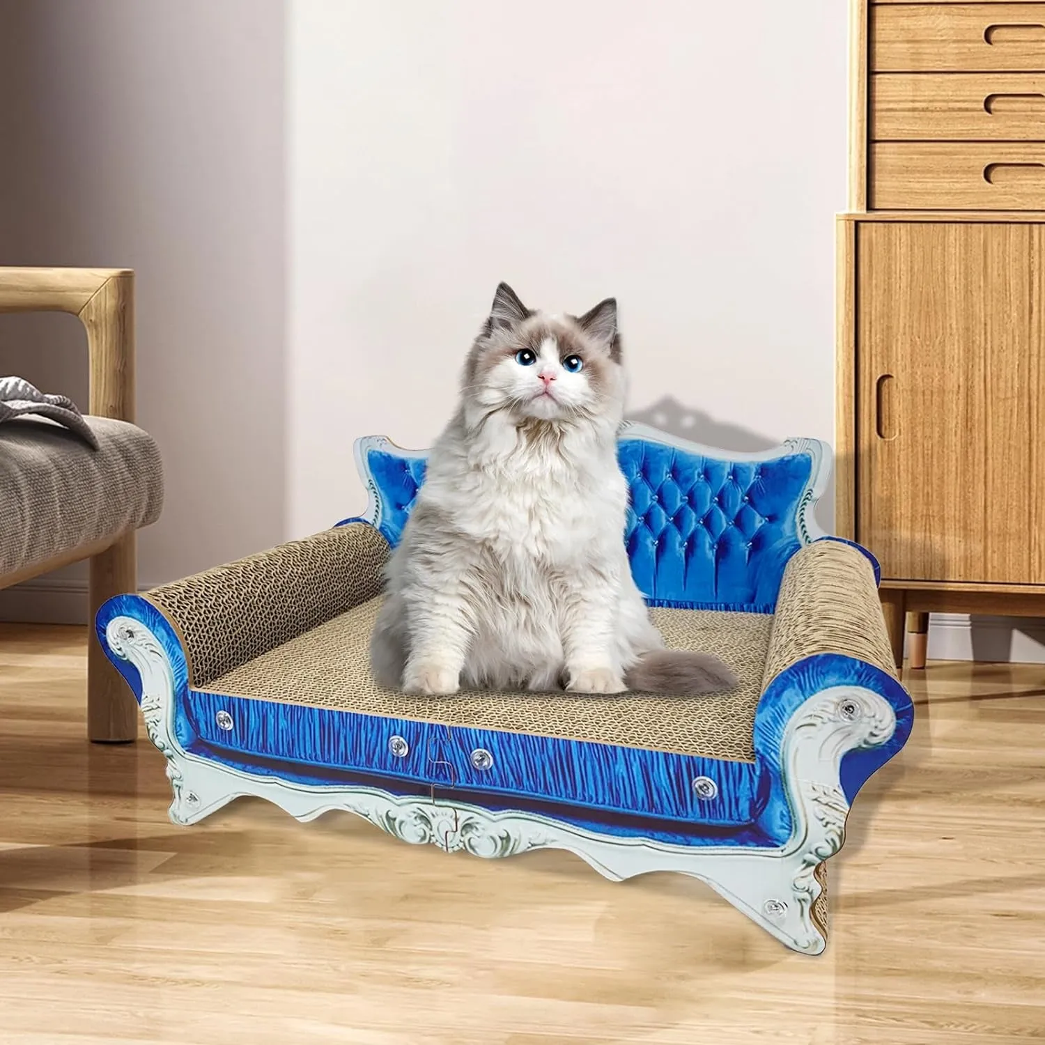 Luxury Cardboard Cat Scratcher Sofa Bed