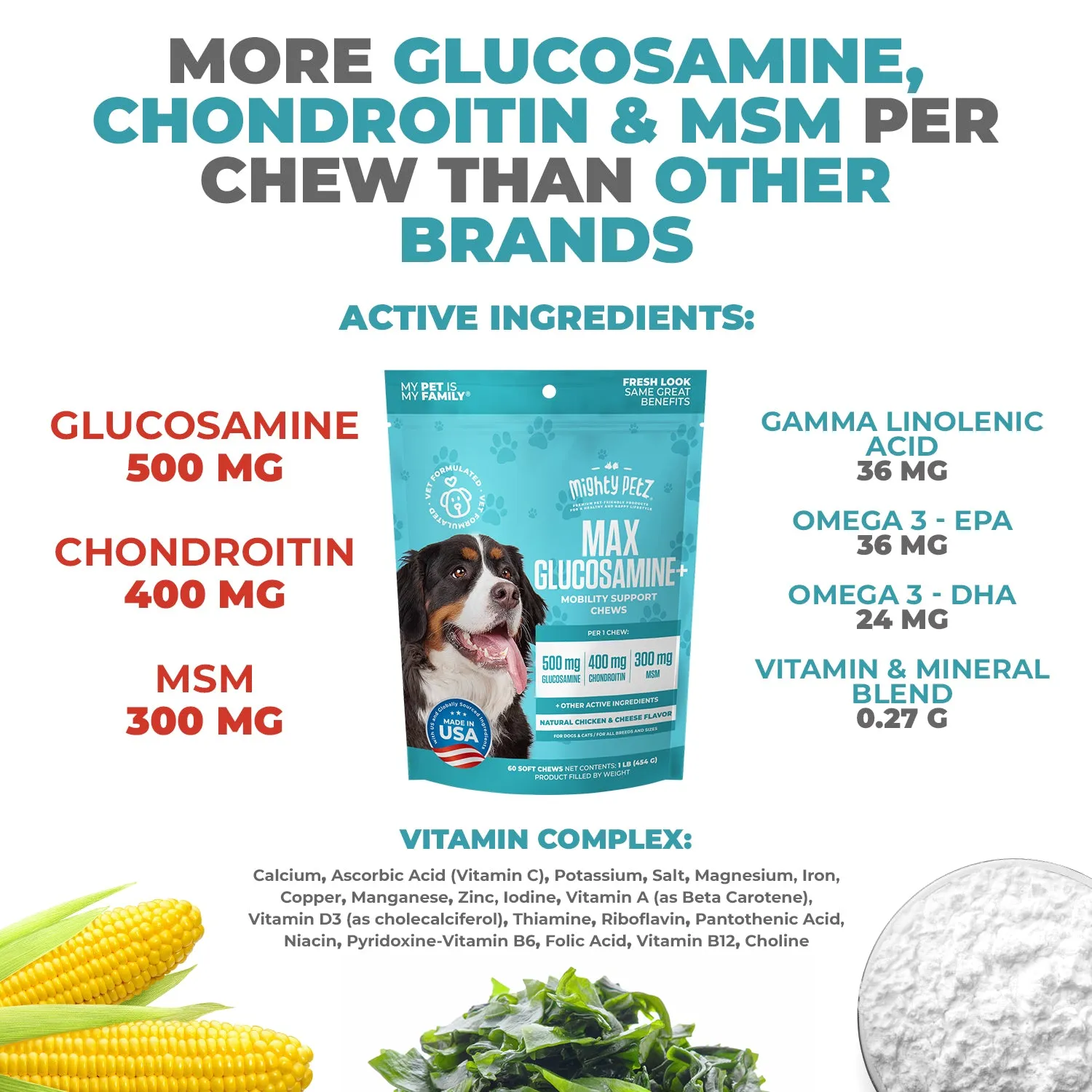 MAX Glucosamine Chondroitin MSM for Cats