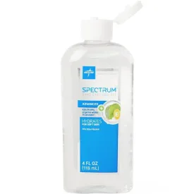 Medline Spectrum Advanced Gel Hand Sanitizer, with Aloe & Vitamin E, 4 oz (1 Count or 24 Count)