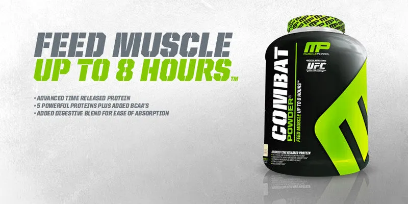 Muscle Pharm Combat Powder Banana Cream 2 lbs (907 grams)