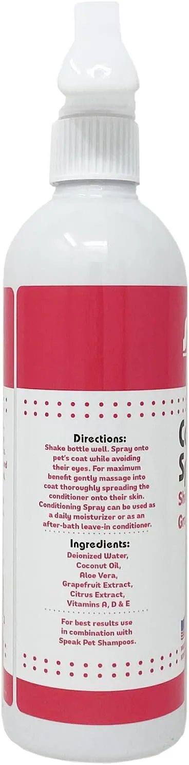 Natural Shine Enhancing Grapefruit Citrus Dog Leave-in Conditioning Spray, 17 oz