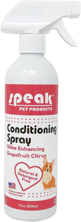 Natural Shine Enhancing Grapefruit Citrus Dog Leave-in Conditioning Spray, 17 oz