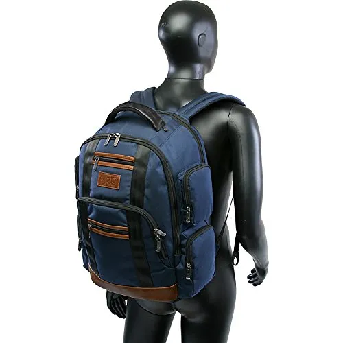Original Penguin Peterson Fits Most 15-Inch Laptop And Notebook Backpack, Navy, One Size