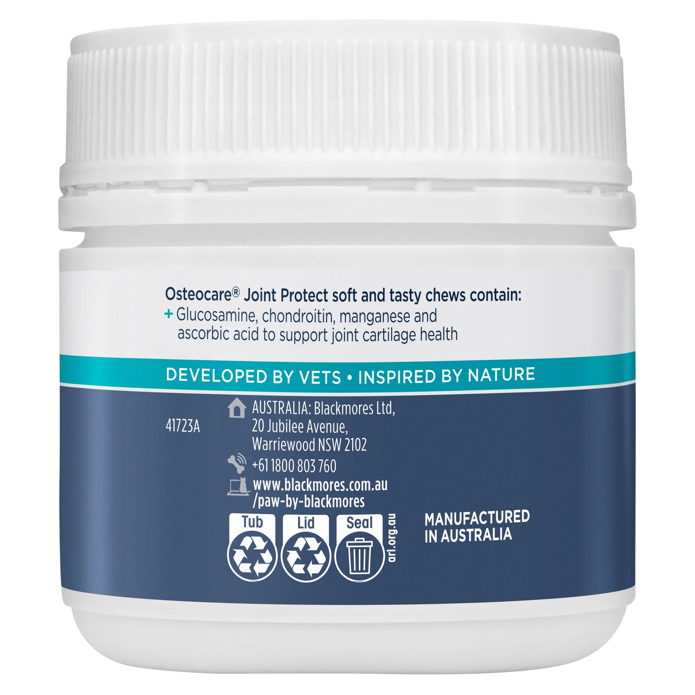 PAW by Blackmores Osteocare Joint Protect Small Chews for Dogs 75g^^^