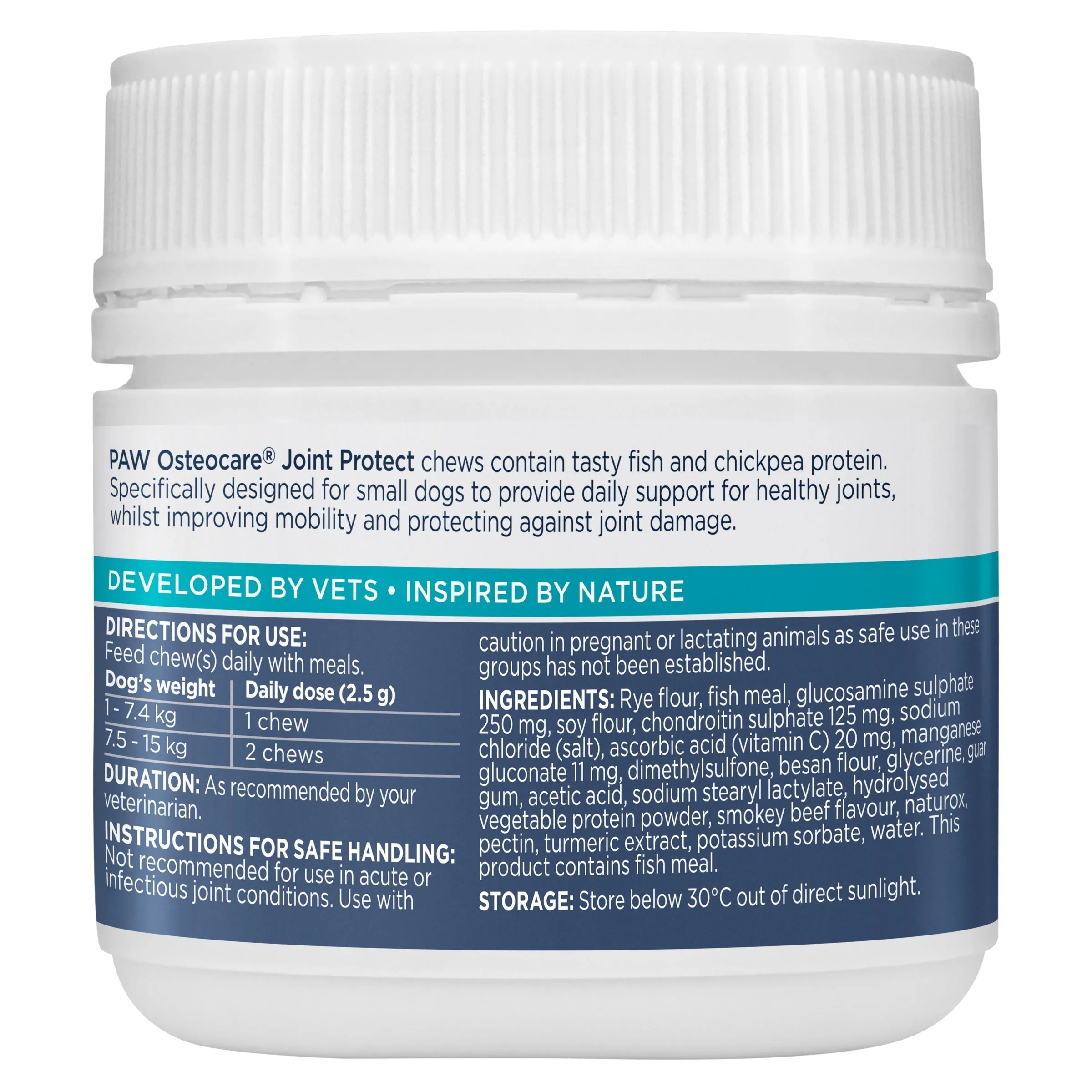 PAW by Blackmores Osteocare Joint Protect Small Chews for Dogs 75g^^^