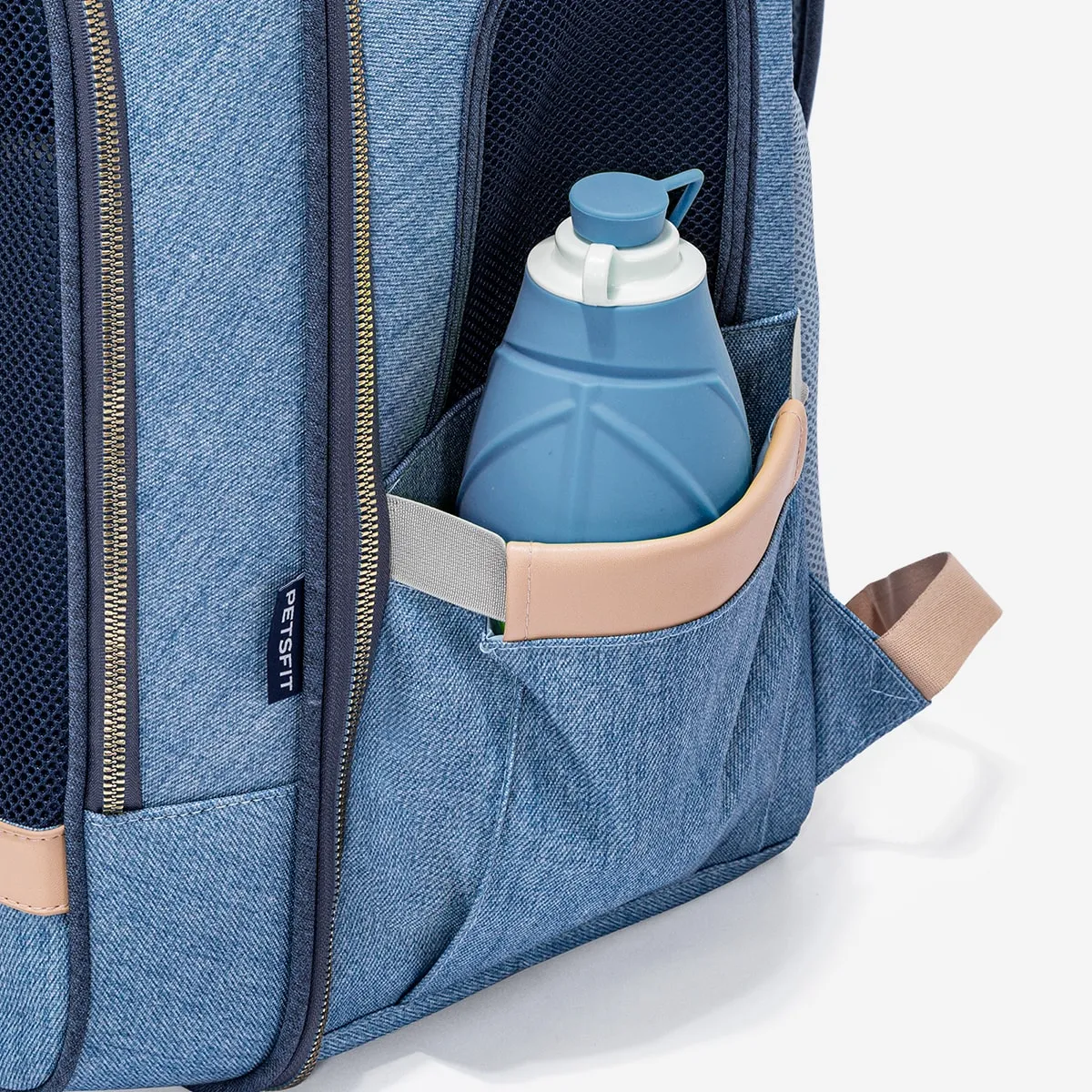 PETSFIT Vira Blazer Pet Denim Blue Backpack