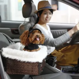 PFUT Pet Dog Car Seat Carrier Foldable Portable Safety