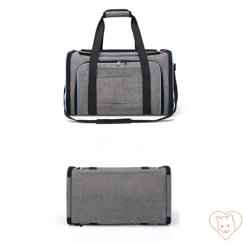 Portable Foldable Cat Carrier Backpack with Breathable Design