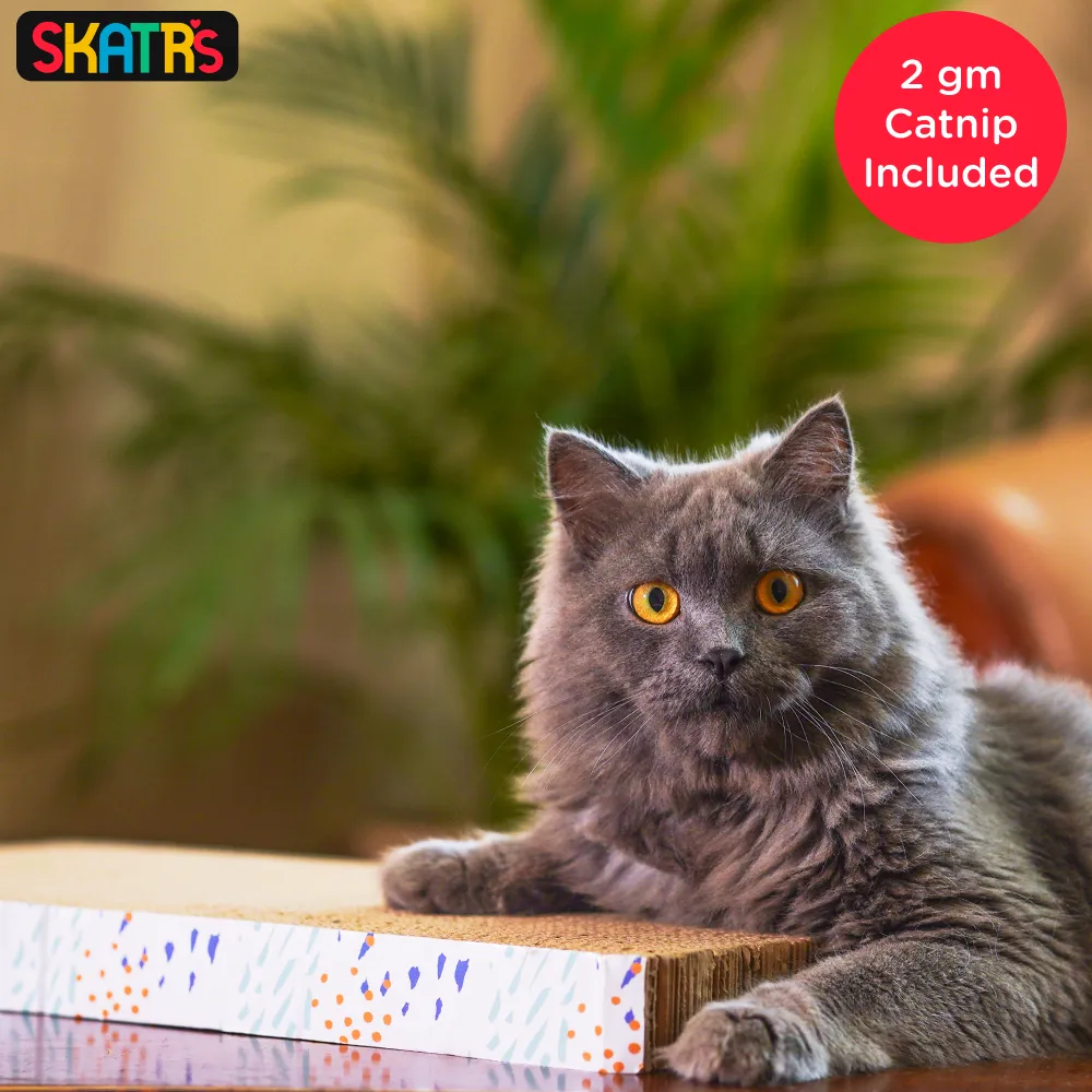 Skatrs Claw Comfort Cat Scratcher with 2g Premium Catnip Free