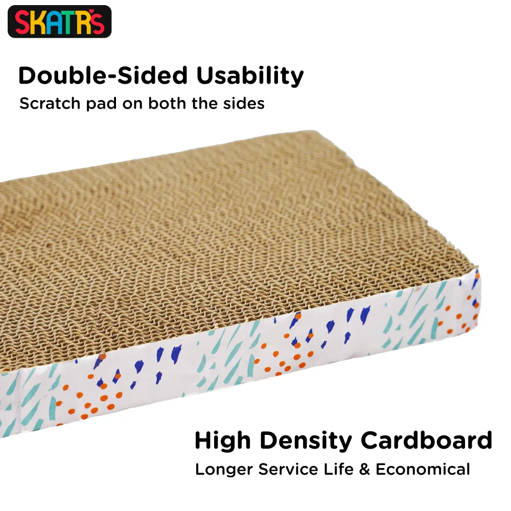 Skatrs Claw Comfort Cat Scratcher with 2g Premium Catnip Free