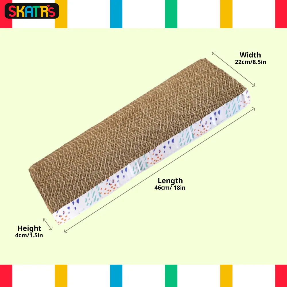 Skatrs Claw Comfort Cat Scratcher with 2g Premium Catnip Free
