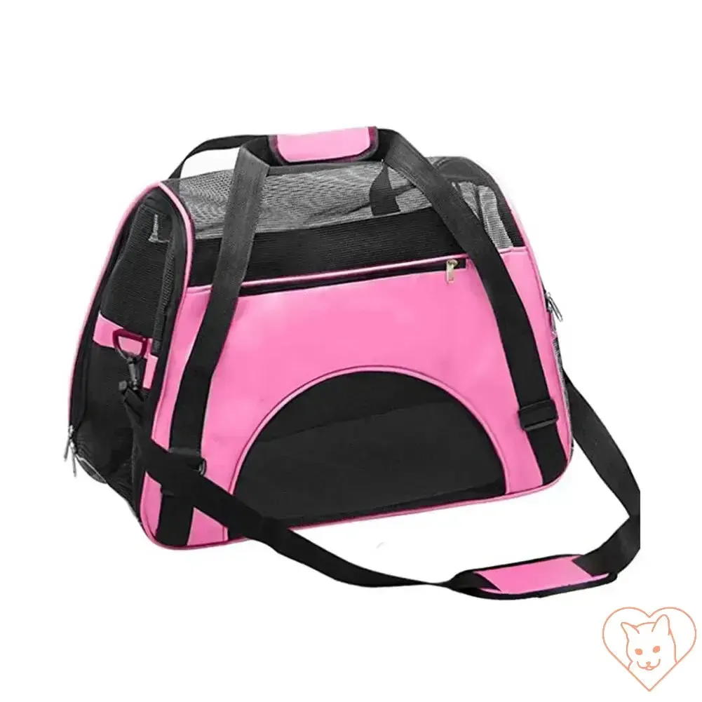 Soft-Sided Cat Carrier – Portable, Comfortable, and Foldable