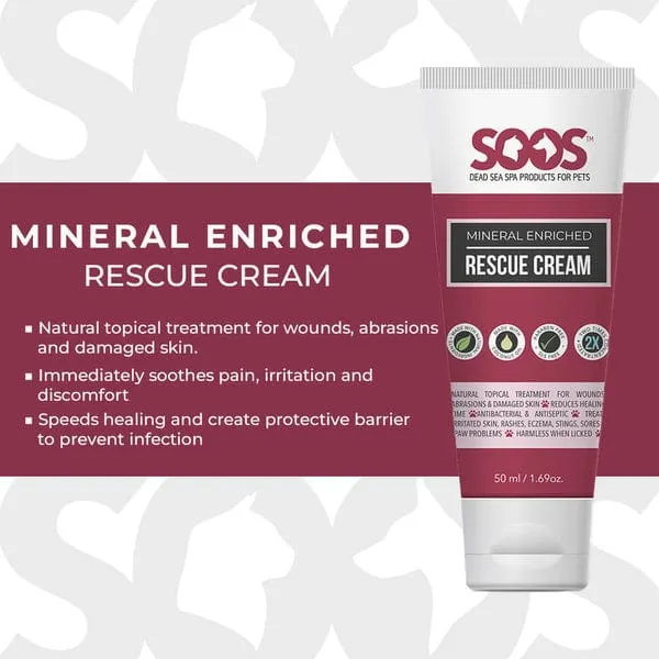 Soos Pets Mineral Enriched Rescue Cream For Dogs & Cats