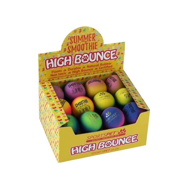 SportsPet High Bounce Smoothie Ball Assorted Colours