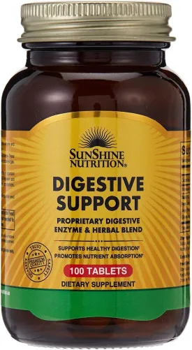 Sunshine Nutrition Digestive Support 100 Tablets