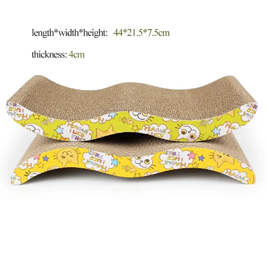 Thick High Density High Quality Kitten Cat Paper Cardboard, Claws Care Corrugated Scratch, Bed Mat  Board Scratcher Pad