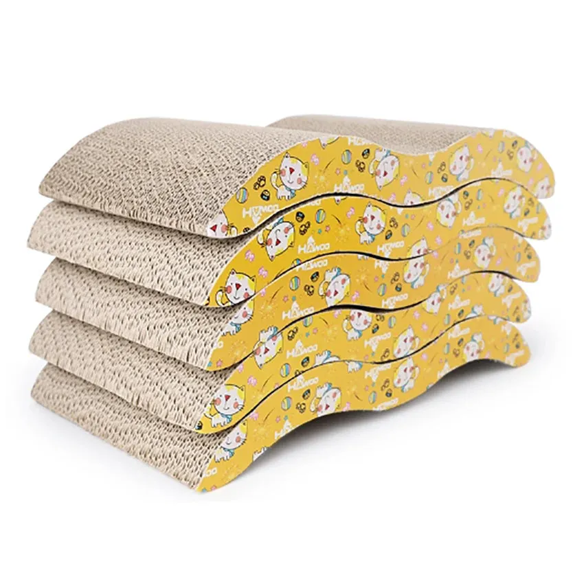 Thick High Density High Quality Kitten Cat Paper Cardboard, Claws Care Corrugated Scratch, Bed Mat  Board Scratcher Pad