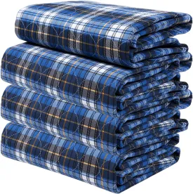 Washable Bed Pads, Non-Slip Bed Pads for Incontinence (28" x 36", 4 Pack) - Waterproof and Reusable Underpads for Adults, Kids, and Pets